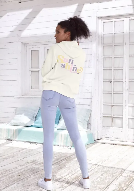 Hoodie"-Kapuzensweatshirt Mit Ruckenprint"