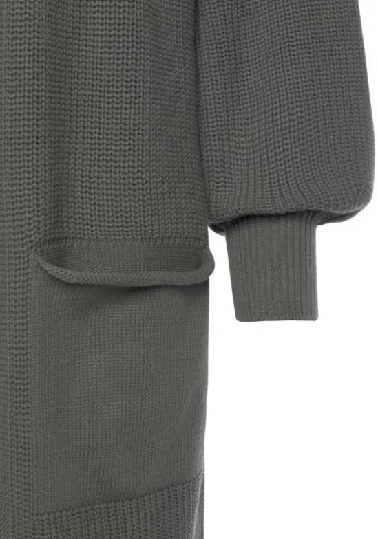 Longstrickjacke