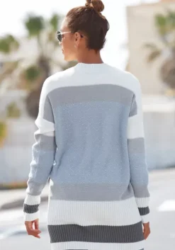 Longstrickjacke