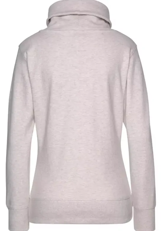 Longsweatshirt"Mit Stehkragen In Layeroptik"