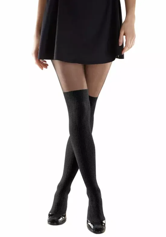 Overknee-Strumpfhose