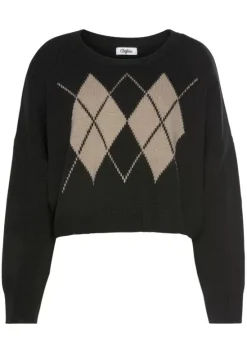 Rhombenpullover