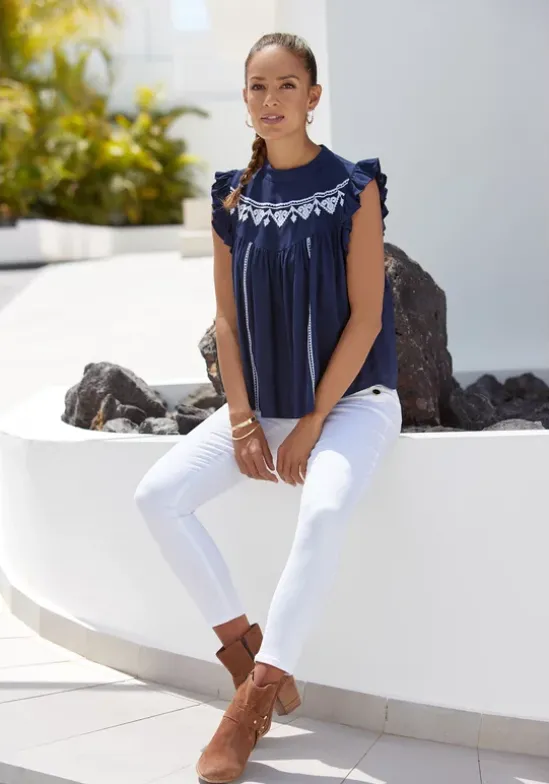 Ruschenbluse
