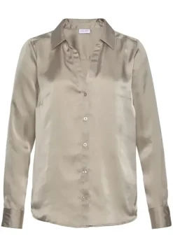 Satinbluse
