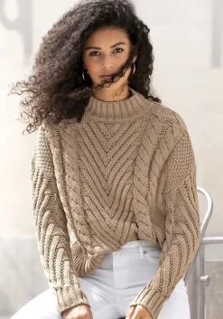 Stehkragenpullover