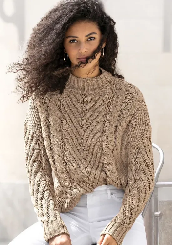 Stehkragenpullover