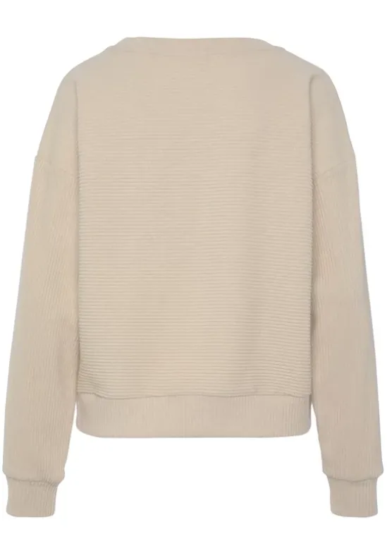 Sweatshirt"Aus Ripp-Qualitat"