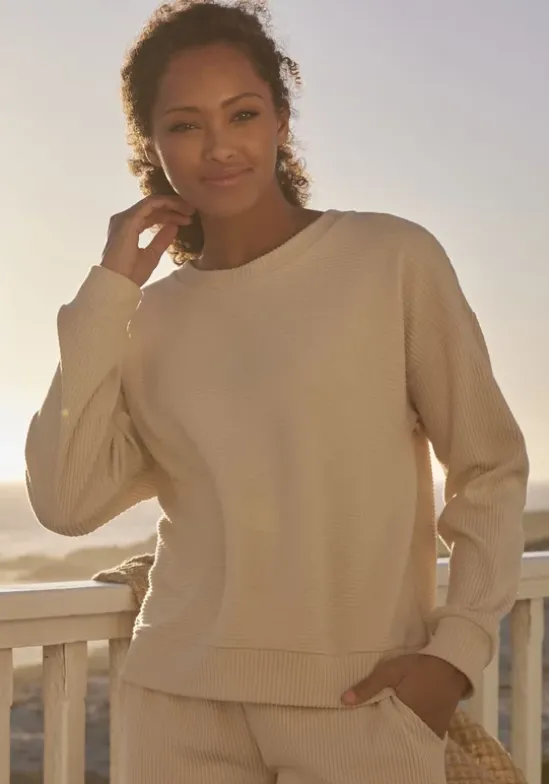 Sweatshirt"Aus Ripp-Qualitat"