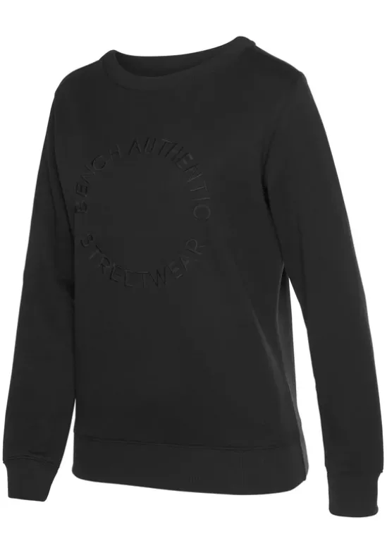 Sweatshirt"Mit Logostickerei"