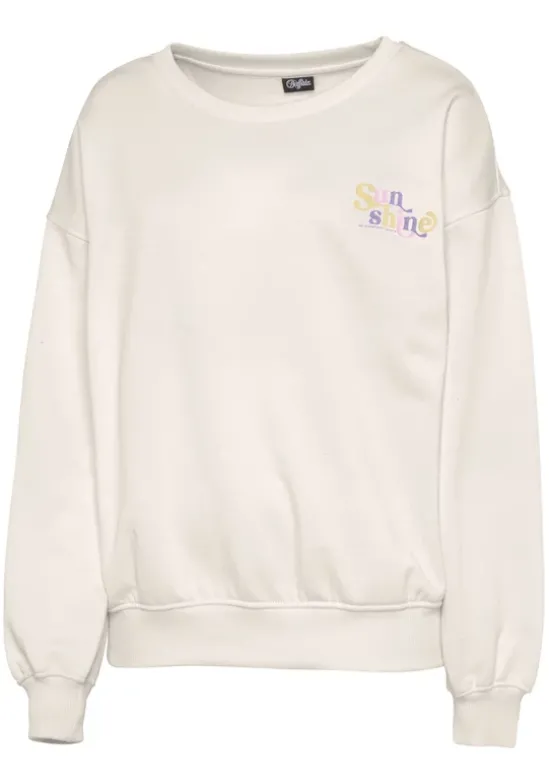 Sweatshirt"Mit Rippbundchen"