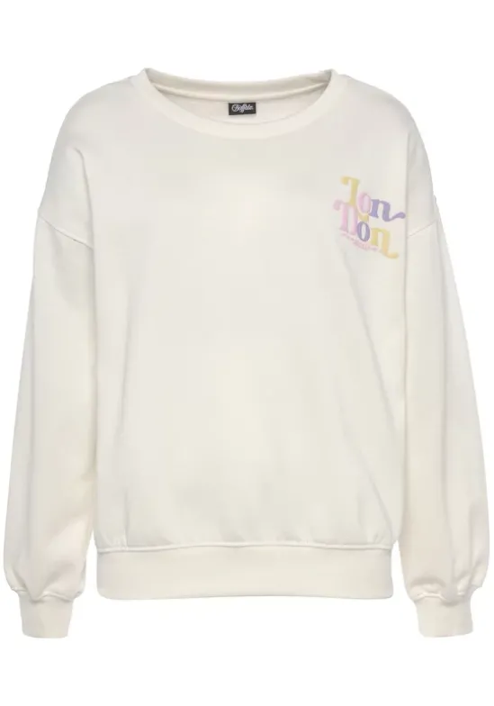 Sweatshirt"Mit Rippbundchen"