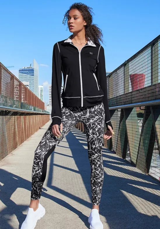 Trainingsjacke"Black Marble"