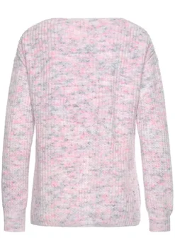 V-Ausschnitt-Pullover