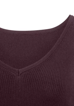 V-Ausschnitt-Pullover