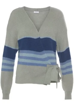 Wickelstrickjacke